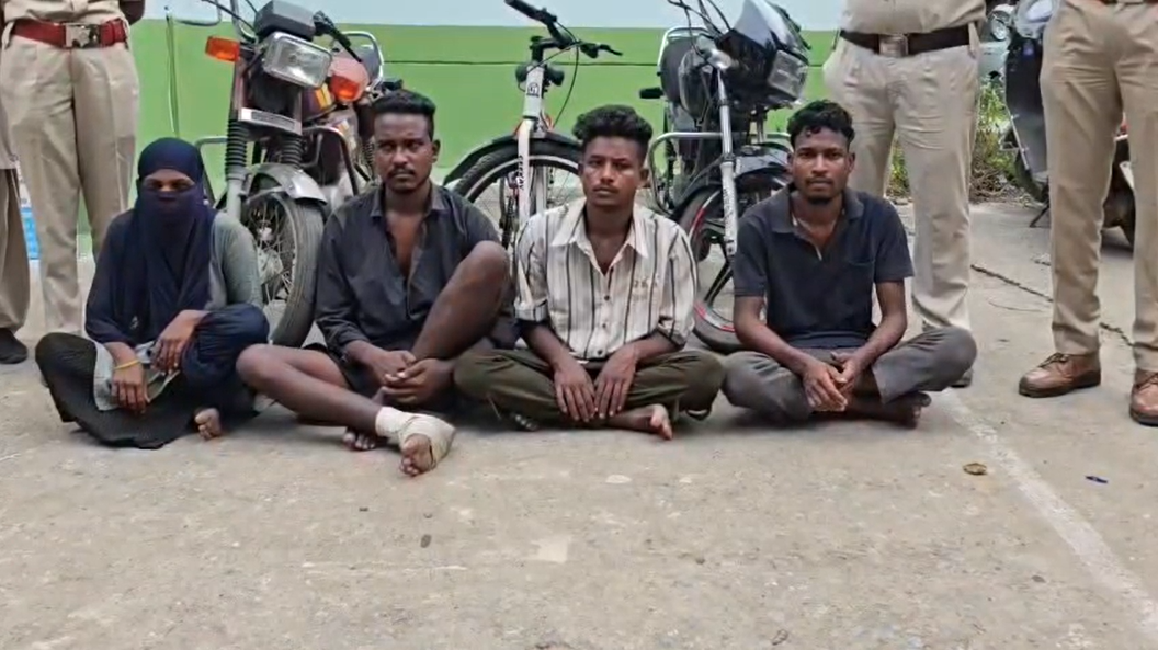48 घंटे में डबल चोरी का खुलासा, महिला समेत 4 आरोपी गिरफ्तार