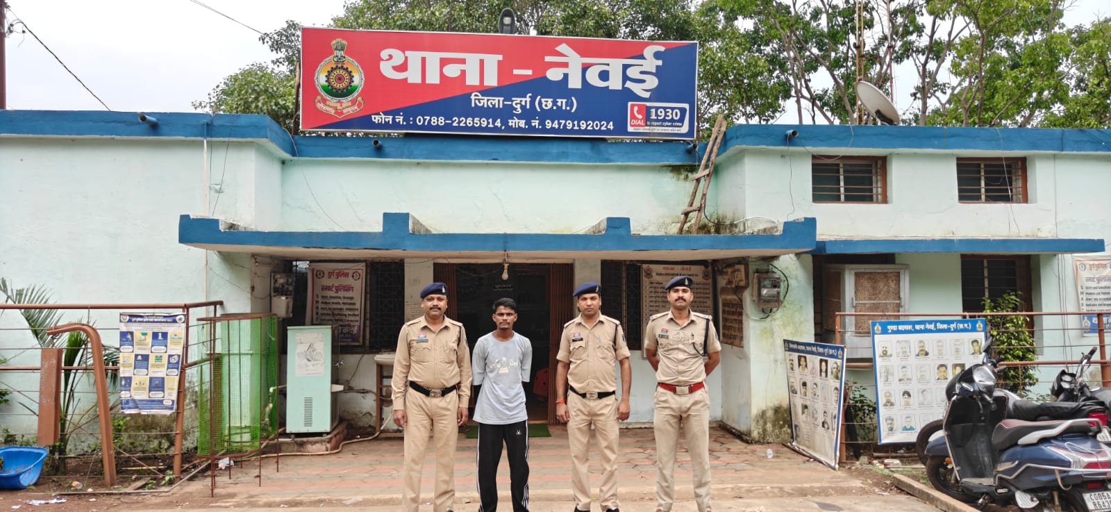 सार्वजनिक जगह पर हथियार लहराना पड़ा भारी, आरोपी पहुंचा जेल