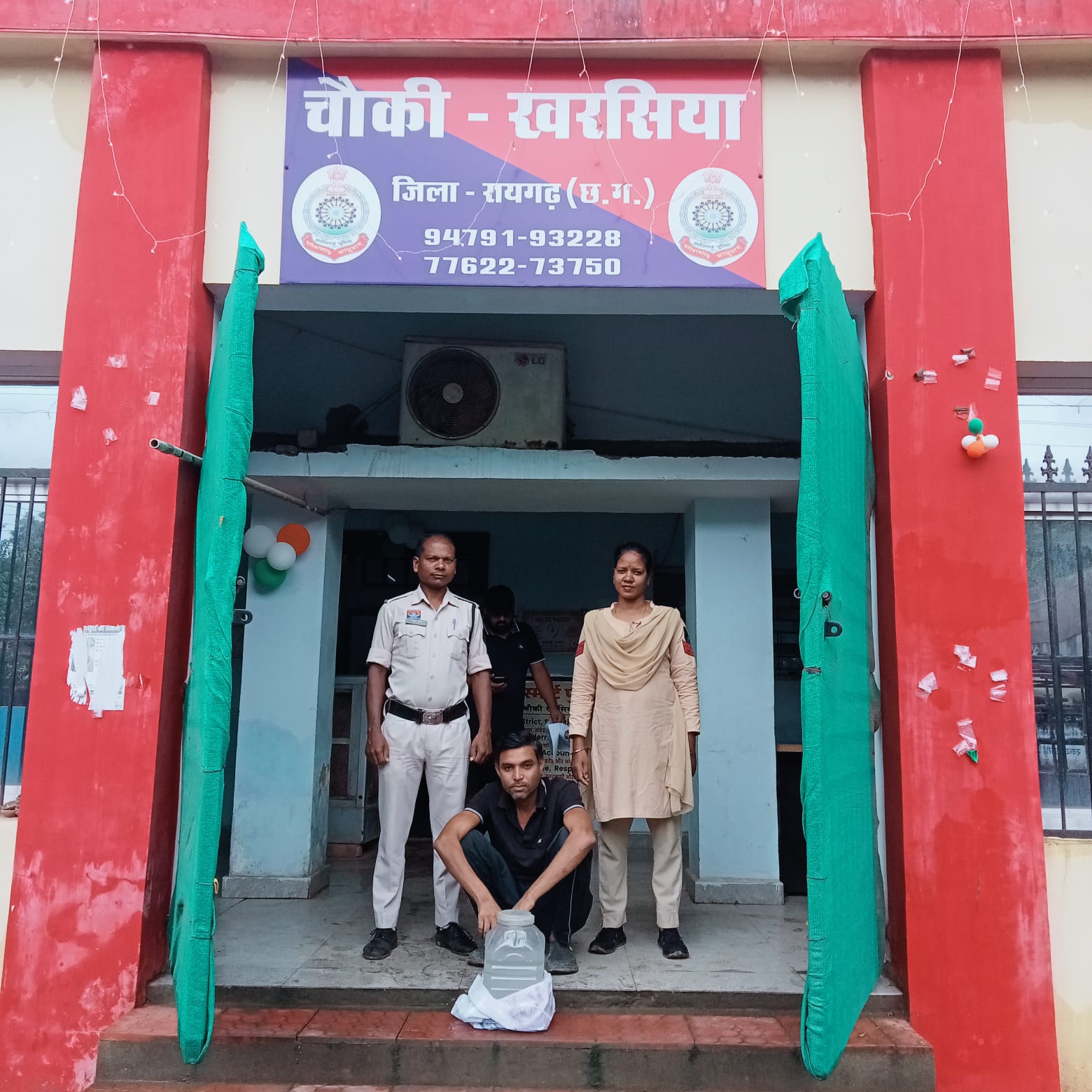 ऑपरेशन आघात के तहत खरसिया पुलिस की बड़ी कार्रवाई