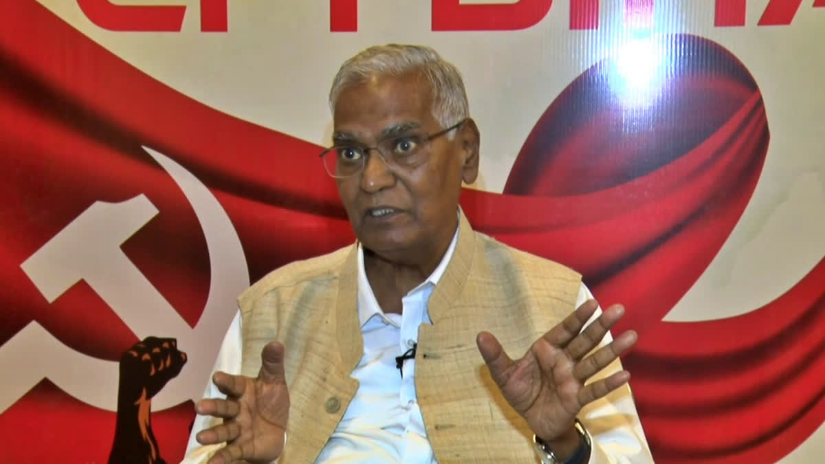 शिक्षा, रोजगार और किसानों के मुद्दों को लेकर दिल्ली में सीपीआई का मोर्चा, नीट को लेकर सरकार पर बरसे डी राजा