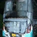 यमुना एक्सप्रेसवे पर चलती बस में लगी भीषण आग, कई यात्रियों के हताहत होने की आशंका