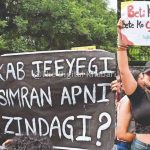 दिल्ली विश्वविद्यालय में महिला सुरक्षा और आज़ादी की गूंज, बारिश के बीच निकला 'हम औरतें आज़ाद हैं' मार्च